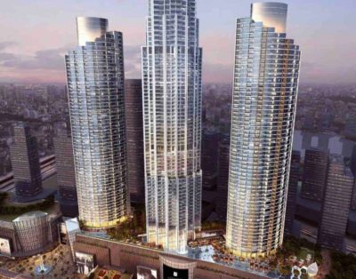 Live Water Fountain View from balcony | High Floor