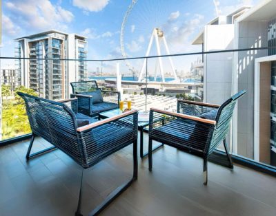 Bluewater’s Residence Bay 3BR-Maid Room -Sea View
